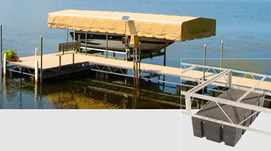 Get a Daka Floating Dock from Tamarac Dock & Lift in Ogema, Minnesota.